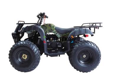 Квадроцикл WELS (Велс) Thunder 200 HS (AX200) зелёный камуфляж (машинокомплект)