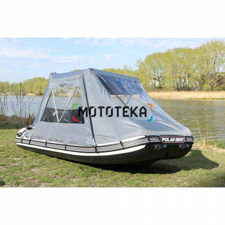 Тент ходовой Polar Bird (Полярная Птица) для лодок серии Merlin («Кречет») 385