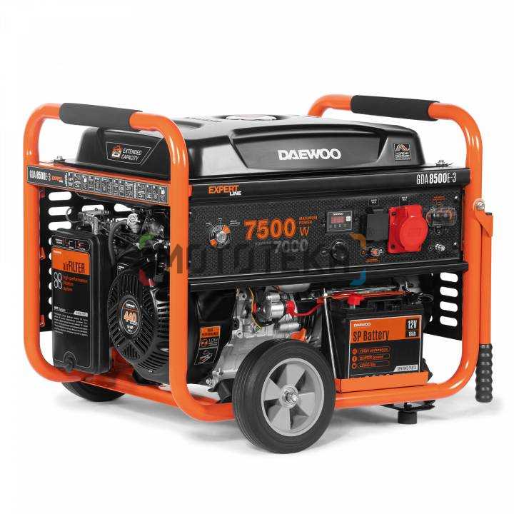 Электрогенератор бензиновый Daewoo (Дэу) GDA 8500E - 3
