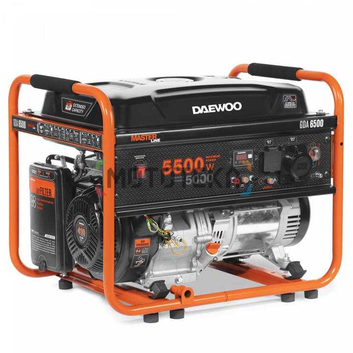Электрогенератор бензиновый Daewoo (Дэу) GDA 6500