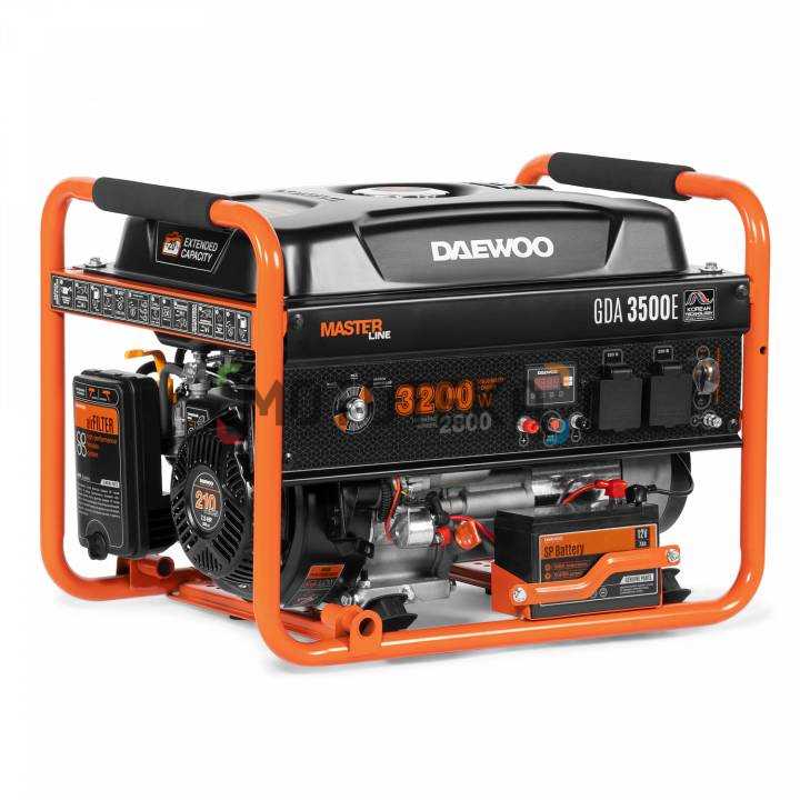 Электрогенератор бензиновый Daewoo (Дэу) GDA 3500E