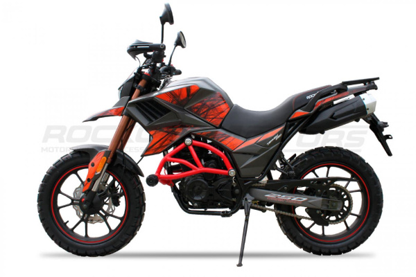 Мотоцикл дорожный ROCKOT (Рокот) HOUND (Хаунд) OFFROAD 250 LUX (оранжевый) | Мототека
