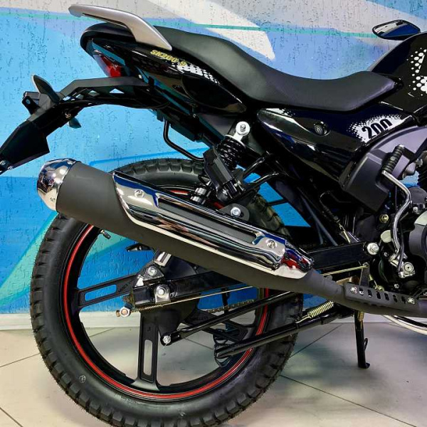 Мотоцикл кроссовый / эндуро Regulmoto (Регулмото) SK 200 - 9 чёрный с ПТС | Мототека