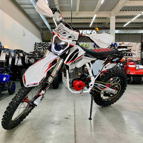 Мотоцикл кроссовый / эндуро FXMOTO (ФХМото) CB 300 F белый | Мототека