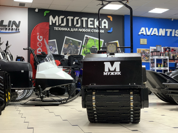 Мотобуксировщик Мужик LUXE М500 1450. 15 л.с.. катковая. с реверсом. с тормозом - купить с доставкой, по выгодной цене в интернет-магазине Мототека