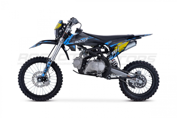 Питбайк ROCKOT (Рокот) RX125 - 3 Mad Zebra (механ. сцепл., эл. стартер, 17/14) | Мототека