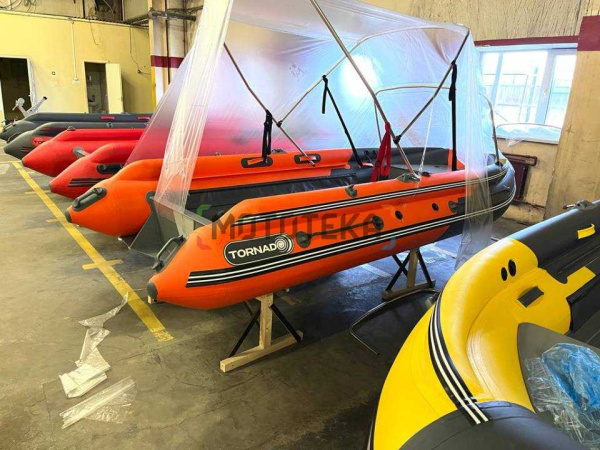 Лодка РИБ (RIB) Angler (Англер) Tornado 400 красный