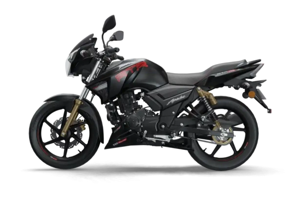 Мотоцикл дорожный TVS APACHE RTR 180 чёрный с ПТС | Мототека